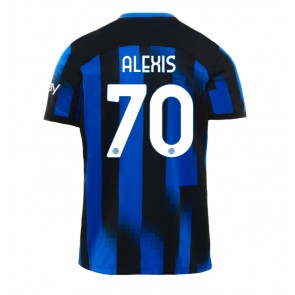 Inter Milan Alexis Sanchez #70 Replica Home Stadium Shirt 2023-24 Short Sleeve